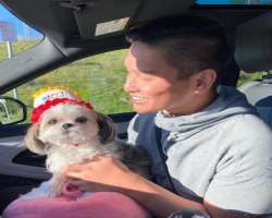 He is a dog lover and often shares his photos with his dog on Instagram.